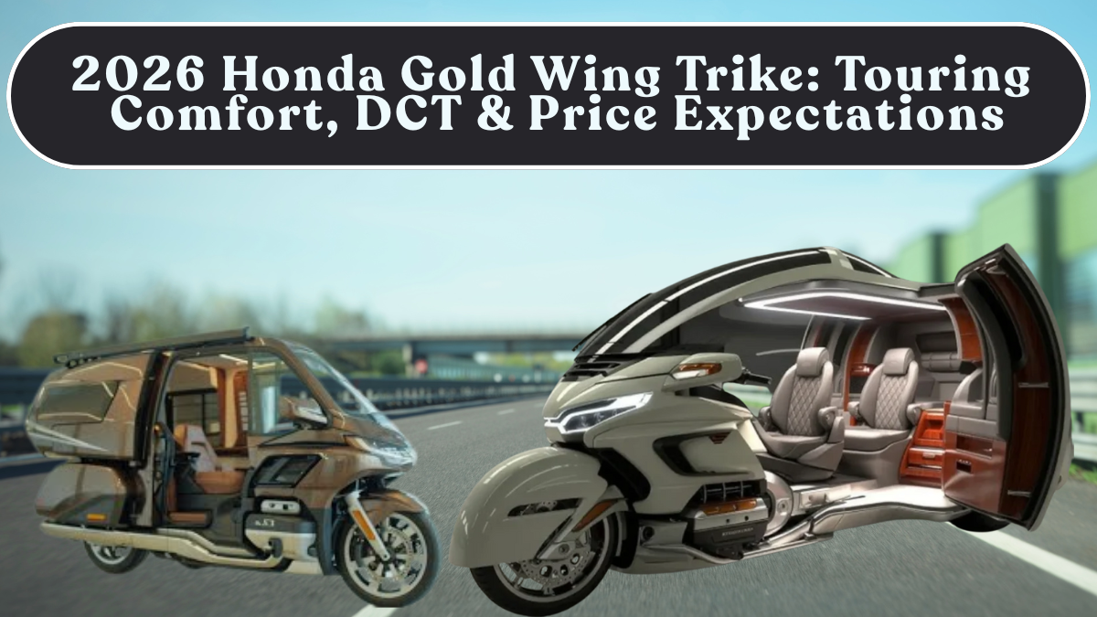 2026 Honda Gold Wing Trike: Touring Comfort, DCT & Price Expectations