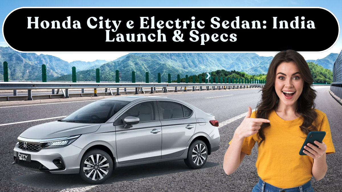 Honda City e Electric Sedan: India Launch & Specs