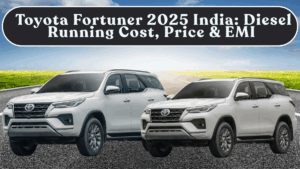 Toyota Fortuner 2025 India: Diesel Running Cost, On-Road Price & EMI Breakdown