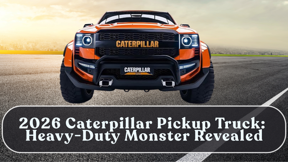 2026 Caterpillar Pickup Truck: Heavy-Duty Monster Revealed