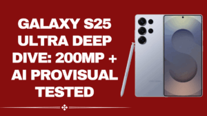 Galaxy S25 Ultra Review – 200MP Camera, AI ProVisual, and Titanium Build