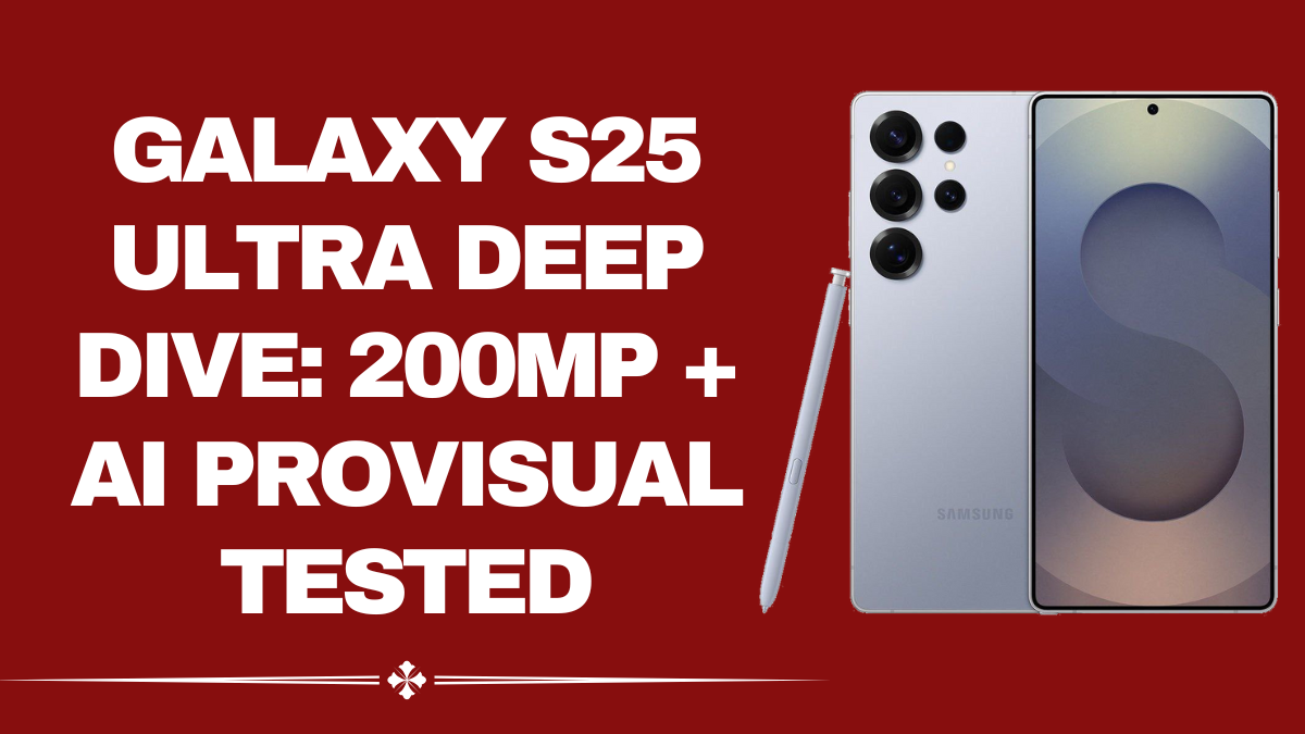 Galaxy S25 Ultra Review – 200MP Camera, AI ProVisual, and Titanium Build