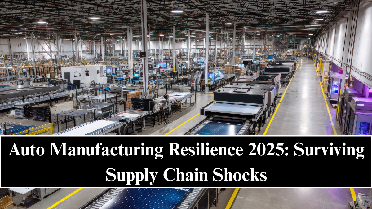 Auto Manufacturing Resilience 2025: Surviving Supply Chain Shocks