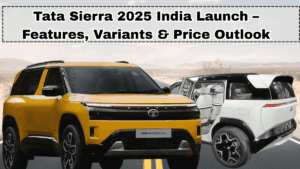 Tata Sierra 2025 India Launch – Features, Variants & Price Outlook