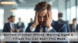 Burnout in Indian Offices: Warning Signs & 7 Fixes You Can Start This Week