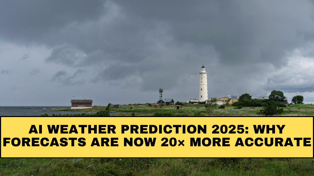 AI Weather Prediction 2025: Why Forecasts Are Now 20× More Accurate