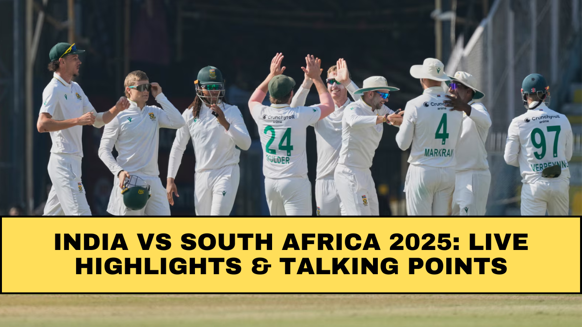 India vs South Africa 2025: Live Highlights & Talking Points