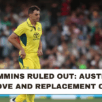 Pat Cummins Ruled Out: Australia’s Next Move and Replacement Options