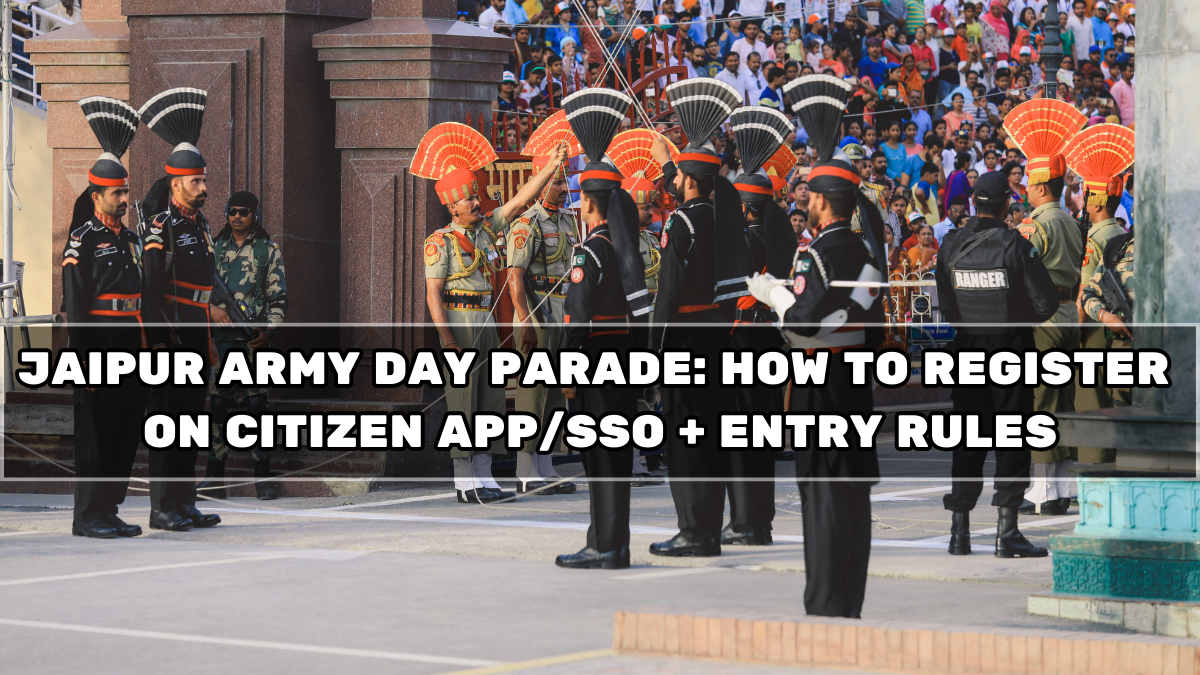 Jaipur Army Day Parade: How to Register on Citizen App/SSO + Entry Rules