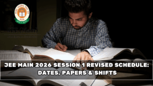JEE Main 2026 Session 1 Revised Schedule: Dates, Papers & Shifts