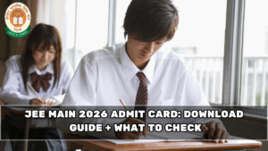 JEE Main 2026 Admit Card: Download Guide + What to Check