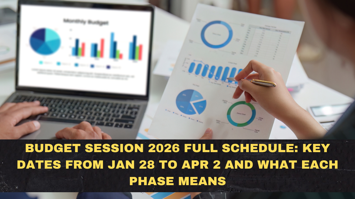 Budget Session 2026 Full Schedule: Key Dates From 28/01 to 02/04 and What Each Phase Means