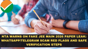 NTA Warns on Fake JEE Main 2026 Paper Leak: WhatsApp/Telegram Scam Red Flags and Safe Verification Steps