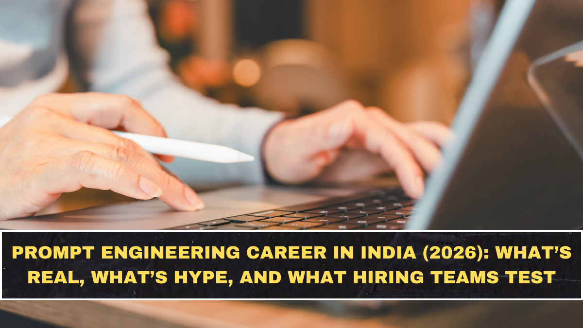Prompt Engineering Career in India (2026): What’s Real, What’s Hype, and What Hiring Teams Test