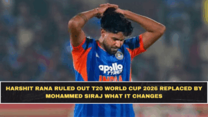 India T20 World Cup Shock: Harshit Rana Out, Siraj In — What Changes in India’s Bowling Plan Now