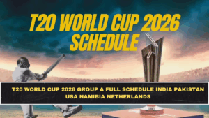 T20 World Cup 2026 Group A Full Schedule: India–Pakistan, USA Fixtures, Venues, Timings + Key Scenarios