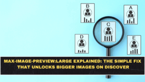 max-image-preview:large Explained: The Simple Fix That Unlocks Bigger Images on Discover