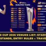 T20 World Cup 2026 Venues List: Stadium Guide, Best Stands, Entry Rules + Travel Tips