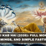 Ekadashi Kab Hai (2026): Full Month-Wise Dates, Timings, and Simple Fasting Rules