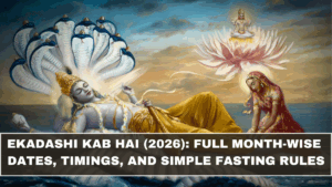Ekadashi Kab Hai (2026): Full Month-Wise Dates, Timings, and Simple Fasting Rules