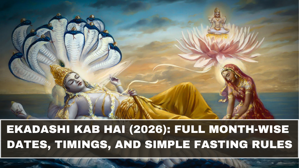Ekadashi Kab Hai (2026): Full Month-Wise Dates, Timings, and Simple Fasting Rules