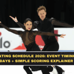 Figure Skating Schedule 2026: Event Timings, Medal Days + Simple Scoring Explainer