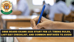 CBSE Board Exams 2026 Start Feb 17: Timing Rules, Last-Day Checklist, and Common Mistakes to Avoid
