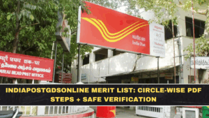 IndiaPostGDSOnline Merit List: Circle-Wise PDF Steps + Safe Verification