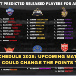 IPL Schedule 2026: Upcoming Matches That Could Change the Points Table