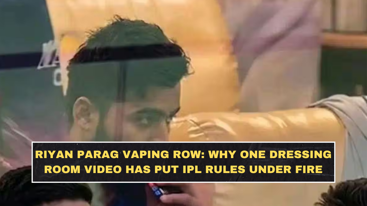 Riyan Parag Vaping Row: Why One Dressing Room Video Has Put IPL Rules Under Fire