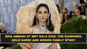 Isha Ambani at Met Gala 2026: The Diamonds, Gold Saree and Hidden Family Story