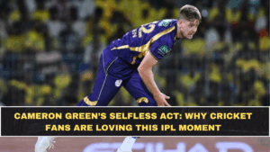 Cameron Green’s Selfless Act: Why Cricket Fans Are Loving This IPL Moment