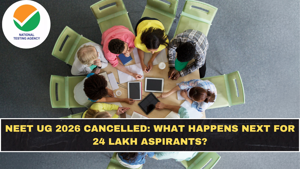 NEET UG 2026 Cancelled: What Happens Next for 24 Lakh Aspirants?