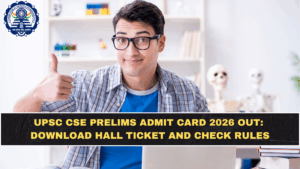 UPSC CSE Prelims Admit Card 2026 Out: Download Hall Ticket and Check Rules
